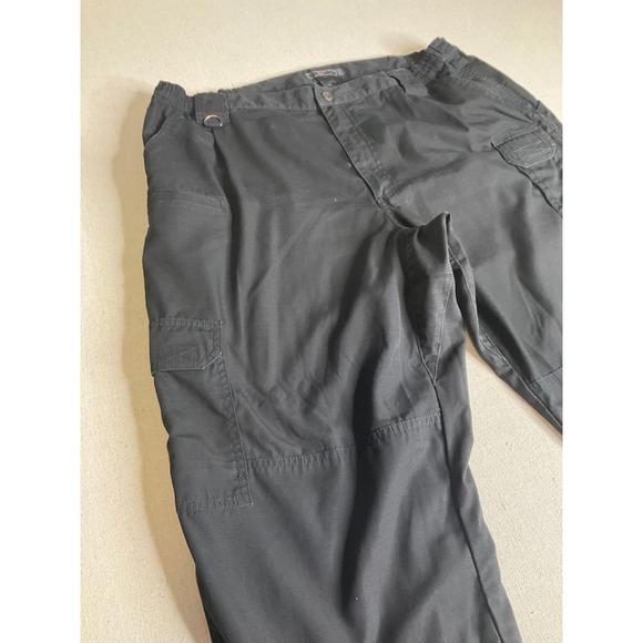 Tactical 511 Mens Black Cargo Pants 40x30 - Picture 3 of 6